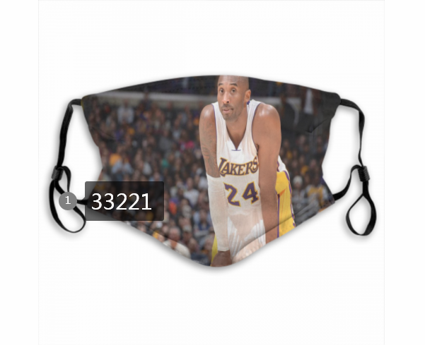 2021 NBA Los Angeles Lakers #24 kobe bryant 33221 Dust mask with filter->nba dust mask->Sports Accessory